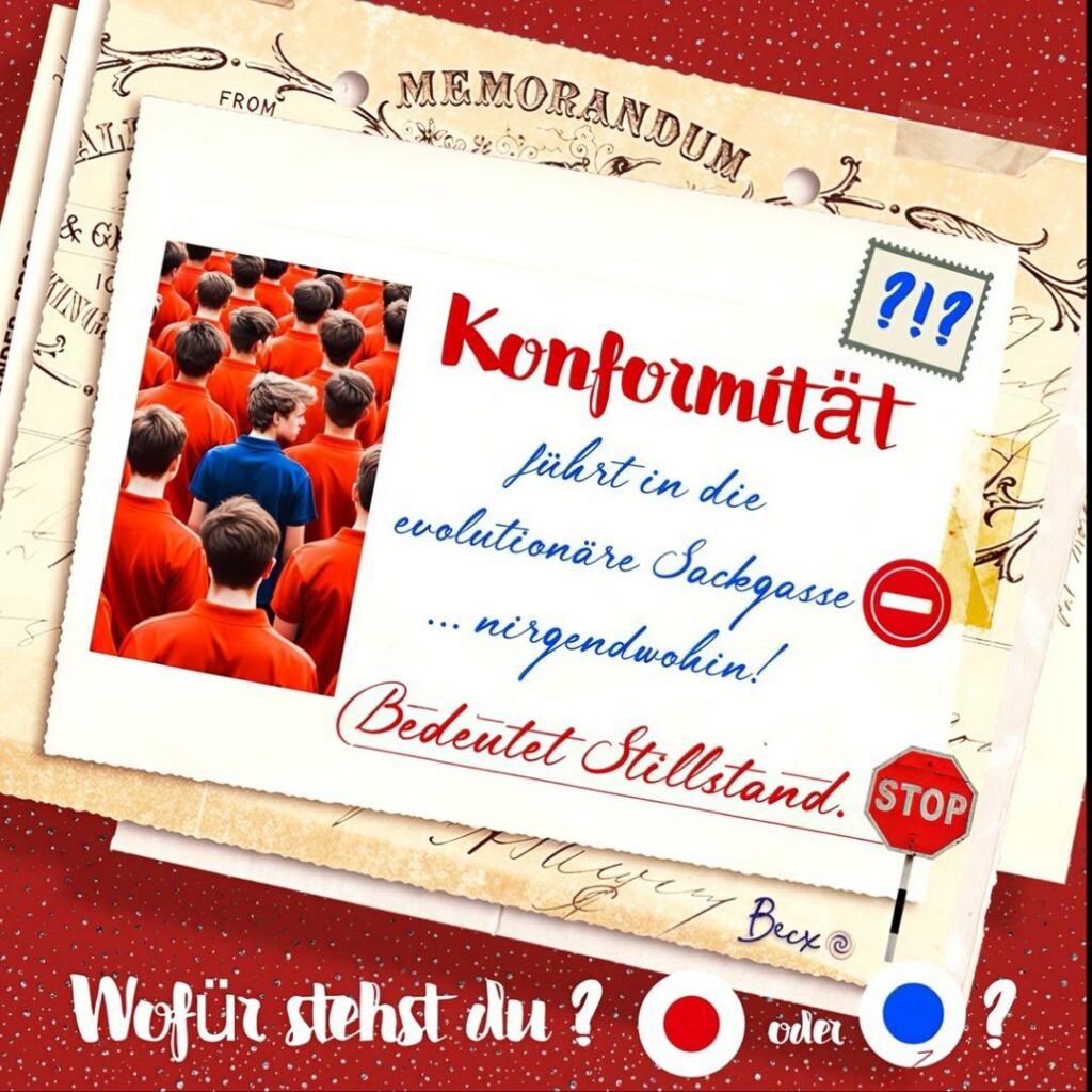 Konformität-ist-Stillstand